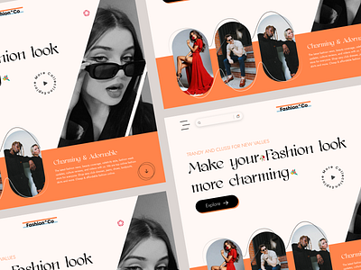 Fashion Website best fashion ui brand ui fashion uxui fashion website stylish website uxui