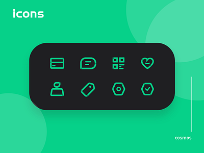 icons- dark version ui