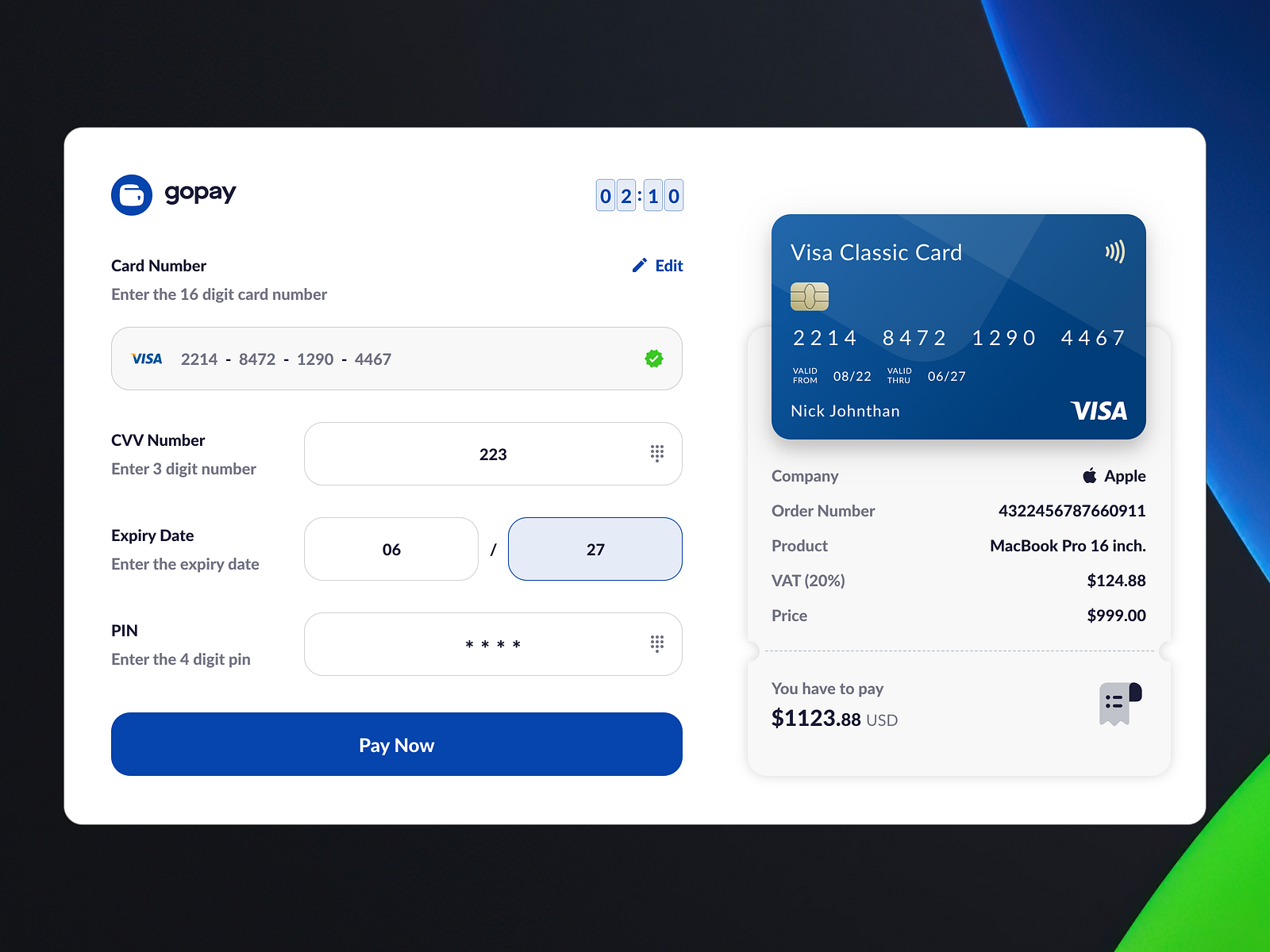 Payment Getway Design by UI Enthusiast on Dribbble