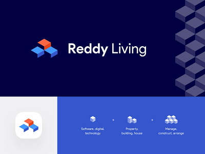 READY LIVING LOGO DESIGN branding design flat icon illustration logo logo design logo per day ui vector