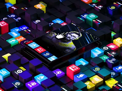 Tablet - Setanta App 3dbranding 3ddesign 3dmotion 3dvisual design device mobile sportbranding sportplatform sportsdevice tablet ui
