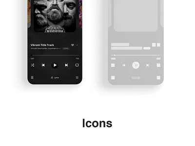 Music Player UI Design app dailyui design graphic design illustration mobile app musicplayerui ui ui ux ux