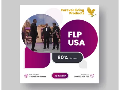 Social media post graphic design