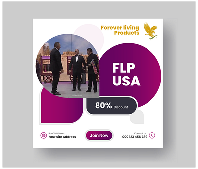 Social media post graphic design