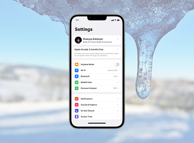 Day 007 - Settings Page ui ux