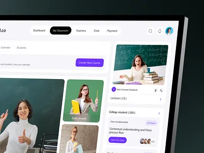 Edutech - Dashboard Design clean dashboard dashboard ui design ecourse edtech education education platform edutech elearning learning path learning platform student ui ui design ux ux design web app web design website