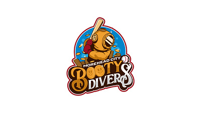 Booty Divers Concept Logo Design branding illustration logo