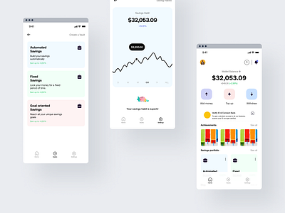 MAWU Fintech Mobile App Design Screens brandidentity branding design typography ui ux