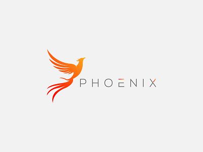 Phoenix Logo animal logo app bird logo branding design fantasy logo fire fire bird logo fire phoenix game illustration logo phoenix phoenix bird phoenix bird logo phoenix branding phoenix logo strong ui ux
