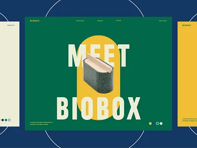 Biobox ● Home brand branding branding identity color switch eco product eco solution graphic design hero design product design product showcase sustainability sustainable product vegan website design