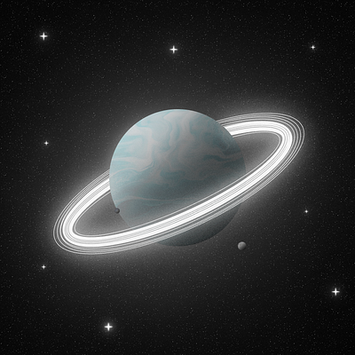 Ring planet illustration | Created in Figma (Download for free) art concept design digitalart figma illustration madeinfigma planet saturn space