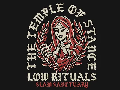 The Temple of Stance apparel artwork cycle illustration lifestyle motor music punk tattoo