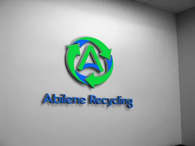 Logo-Design-A-Recycling-Green-Blue-Letter-Rotation-Typography a blue branding business design graphic design green icon illustration letter logo logo design recycling rotation service simple symbol typography unique vector