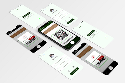 Employee QR Code Scanner graphic design mobileapp qrscanner ui