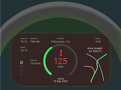 Daily UI: DAY 34 Car Interface branding design graphic design illustration ui ux