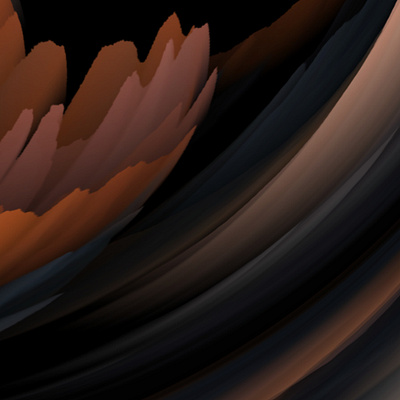 Feather whisper abstract brushstrokes design digital