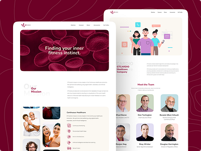 Cardio Website! branding cardio website design designer doctor website health website hospital website illustration logo medical website ui ui ux uidesign uiux webdesign