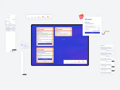 Translation UI components PT2 b2b components desktop illustration language menu message notifications product design rules service shortcuts sidebar spacing translation ui user experience user interfacee ux wedesign