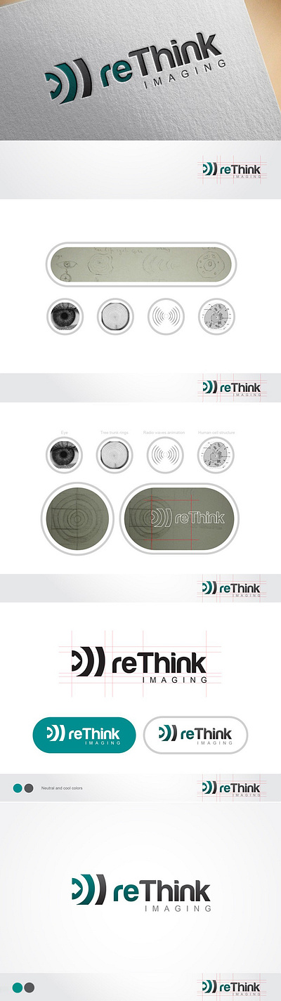 reThink graphic design logo