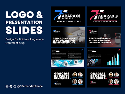 Logo & presentation slides | Pharmaceutical branding canva design logo logo creation photoshop powerpoint powerpoint slides presentation slides design