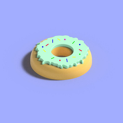 3D Donut 3d design graphic design illustration logo vector