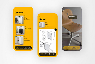 Ikea Furniture Manuals app design furniture manual technical ui