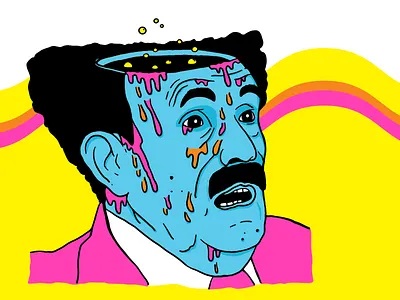 Proper Glassware beer illustration print