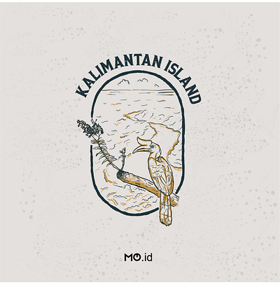 Art logo Kalimantan island design design art illustration illustrator logo logodesign logos vector