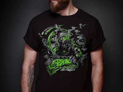 Ride or Die adobe biker caveira illustration illustrator skull vector art