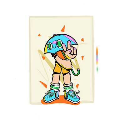 Sunny-kid 2d 2dillustration character characterdesign design graphic design happy illustration