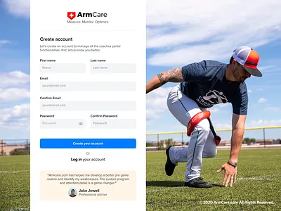 Armcare form re-design figma graphicdesign ui ux