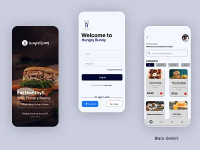 Restaurant app login app branding design ui