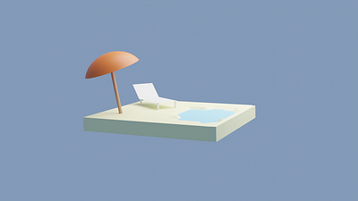 Beach 3d