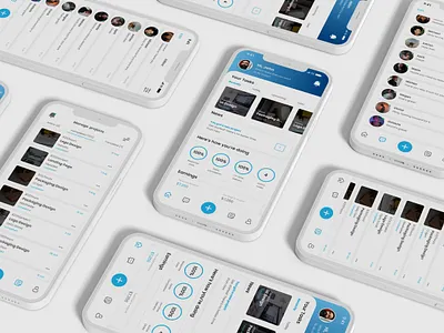 Freelance Tracker App UI Design design freelance freelance app graphic design mobile ui ui ui design ui designer