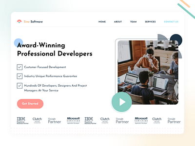 Sine Software uiux designer website uiux design