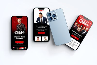 CNN+ Launch campaign cnn digital digital marketing email email campaign email marketing graphic design marketing mobile news