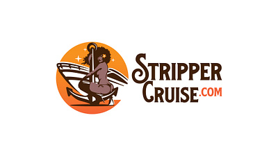 StripperCruise.com Logo Design branding illustration logo