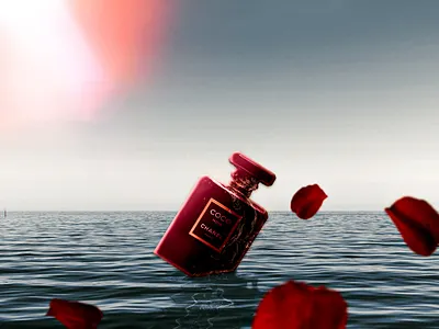 Perfume design branding graphic design logo socialmediadesign typography