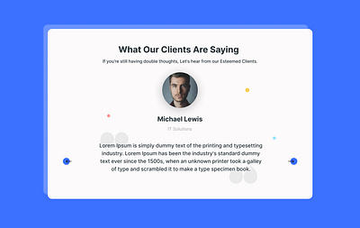 Testimonial section ui testimonials ui web section ui