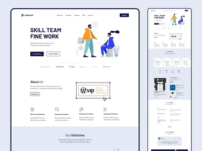 Tech Firms Web Design agency design figma firm it tech ui uidesign uiux ux website design