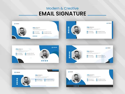 Modern Email Signature Designs banner design branding business card business email signature card design corporate email signature design email email signature graphic design graphicsobai html logo mail signature modern email signature popular web web banner website