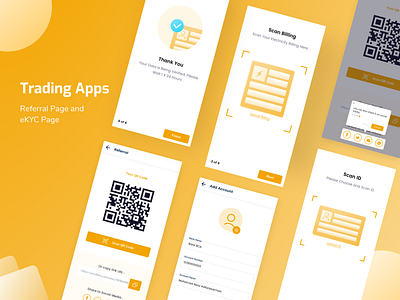 Trading Apps (E-KYC Page) android app apps design design ekyc finance trading ui