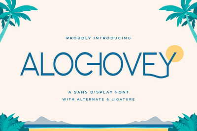 Alochovey - Sans Display apparel branding cool design display font great illustration logo modern poster quotes sans ui unique