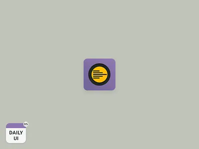 Daily UI - 05 App Icon ui