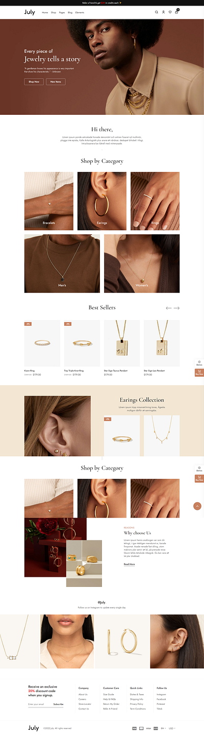 I will build ecommerce website or woocommerce website website jewelry