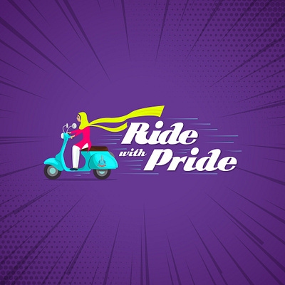 Ride With Pride 3d animation branding design graphic design illustration logo logo design motion graphics package design ui ux vector