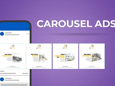 Carousel Ad Design ad animation branding carousel carousel ad design graphic design logo motion graphics ui