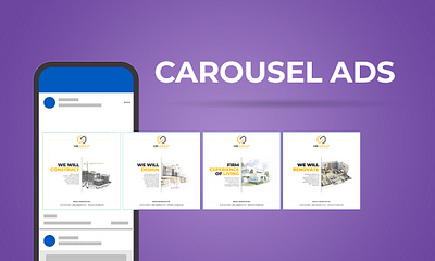 Carousel Ad Design ad animation branding carousel carousel ad design graphic design logo motion graphics ui
