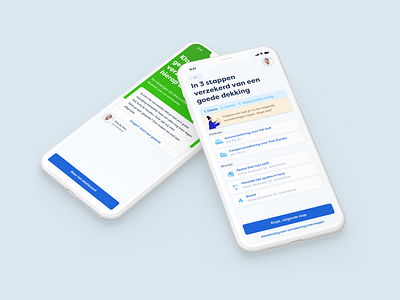 Design insurance app app design dutch ui
