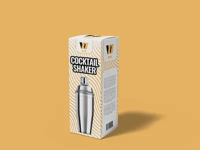 Cocktail Shaker Design 3d animation branding cocktail shaker design design graphic design illustration logo logo design motion graphics package design ui